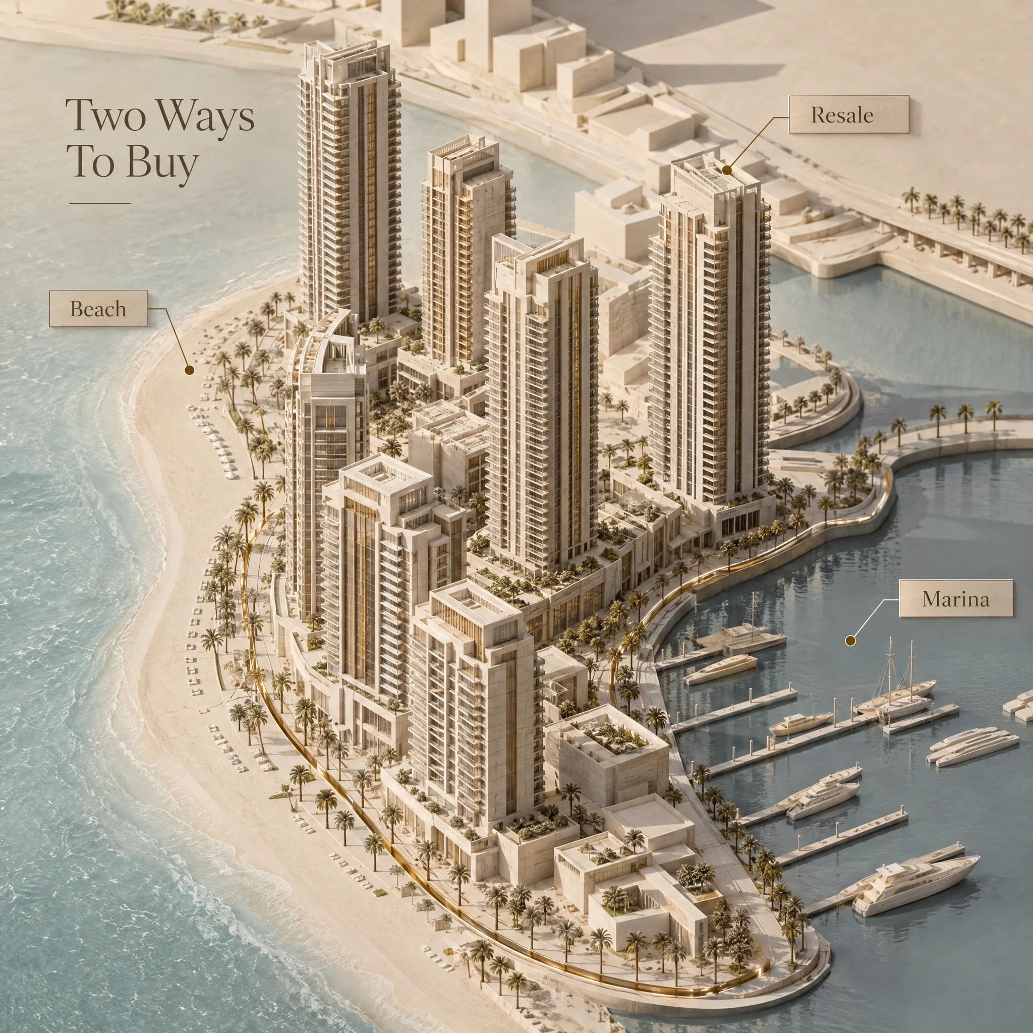 Emaar Beachfront: price vs area, resale, yield & best fit (2026)