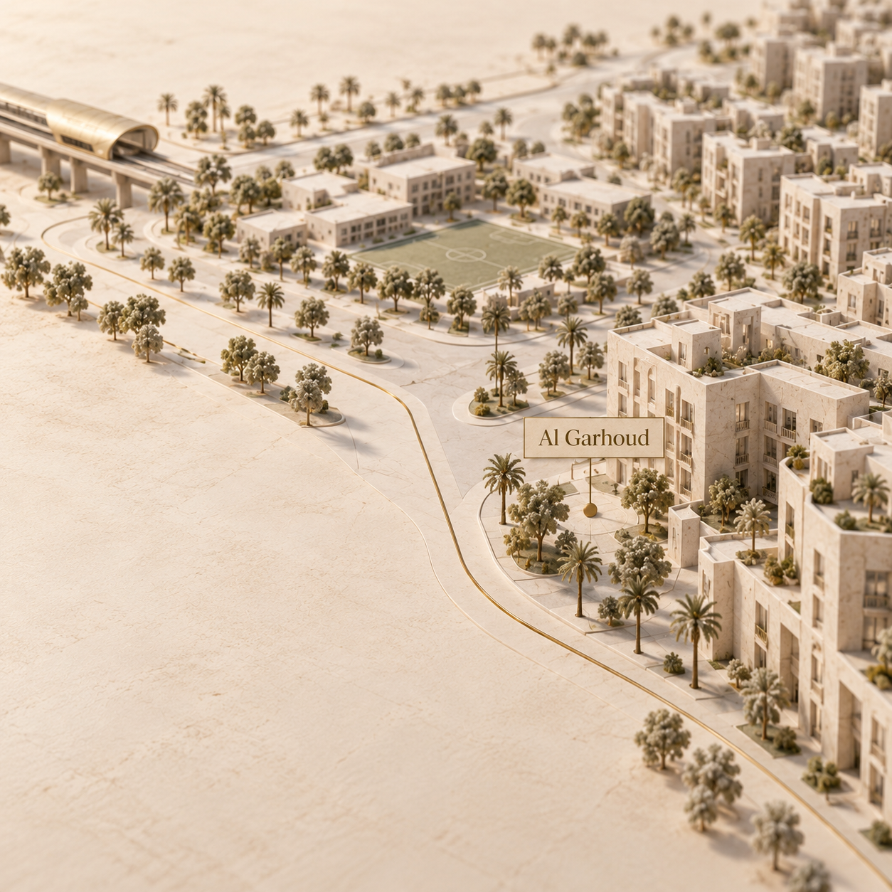 Al Garhoud Dubai: homes, school campus and Metro (2026)