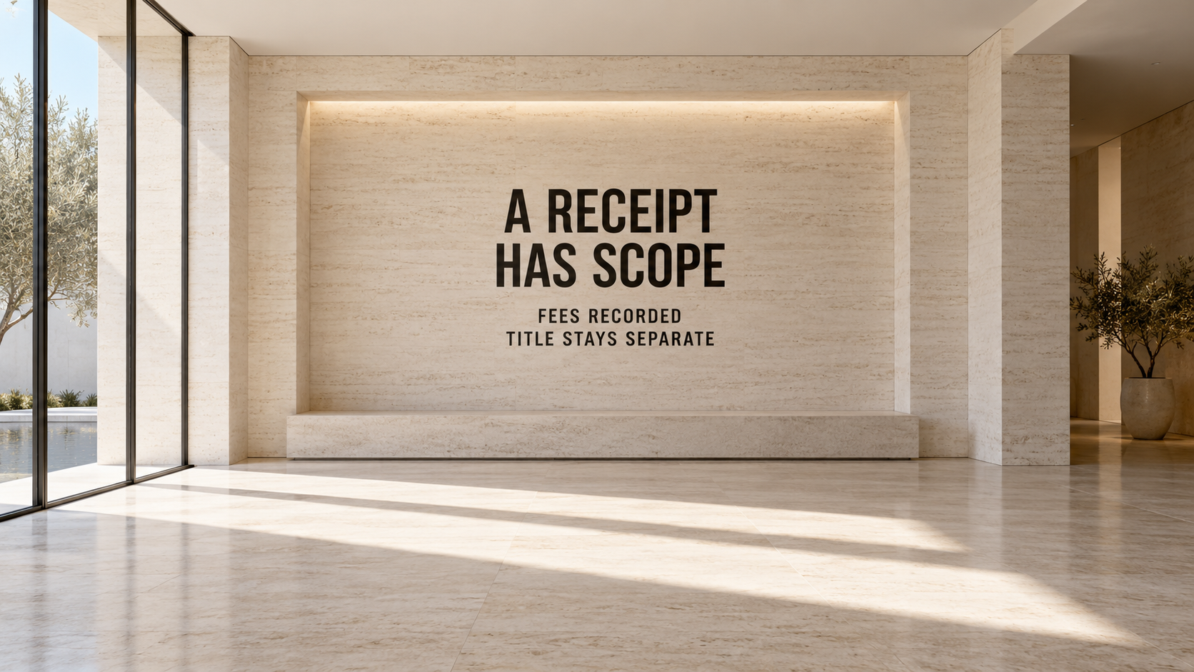 DLD fee payment receipt: request routes and record scope (2026)