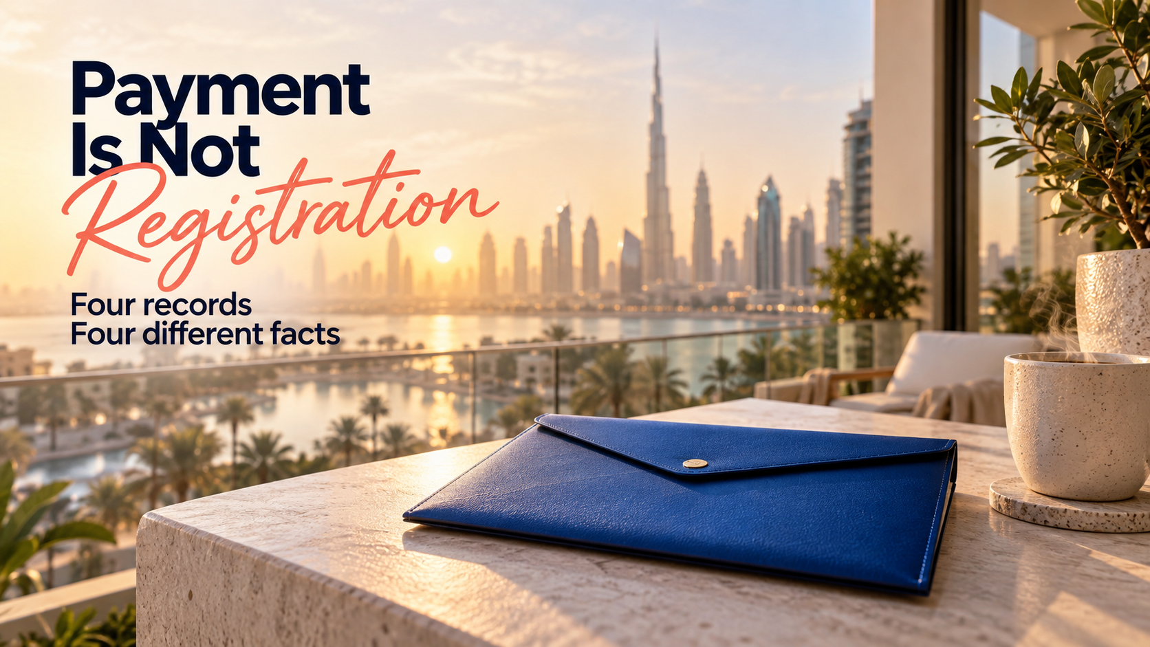 Dubai off-plan payments: when escrow, SPA and Oqood records align (2026)