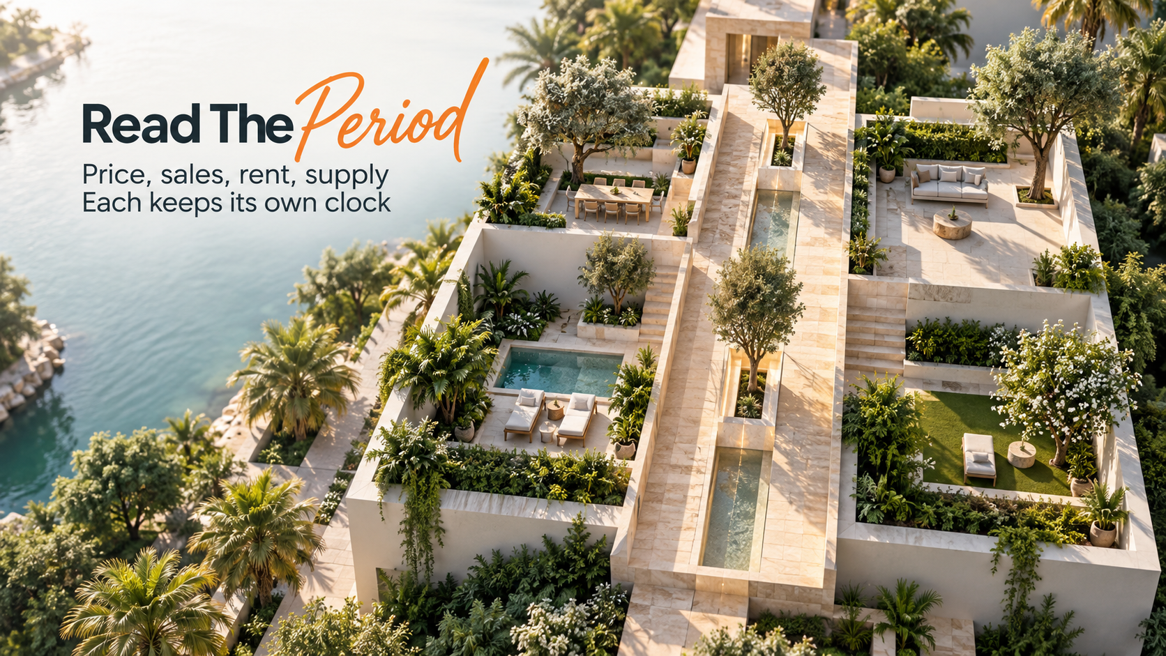 Dubai property data in September 2026: four measures, four periods