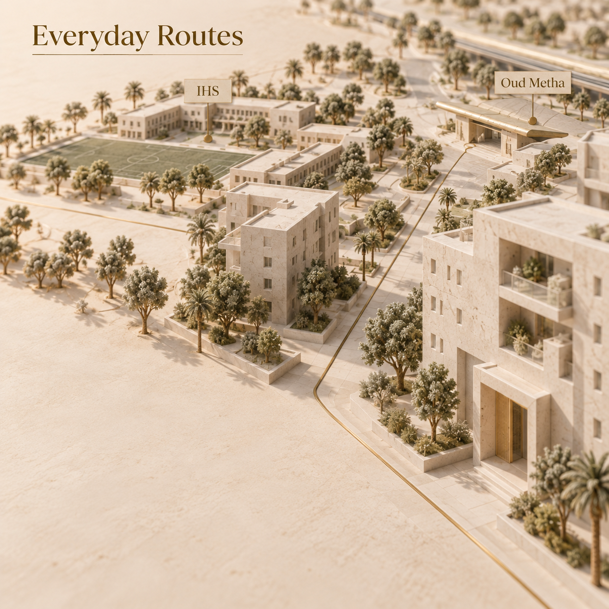 Oud Metha Dubai: renting, Metro and school campuses (2026)
