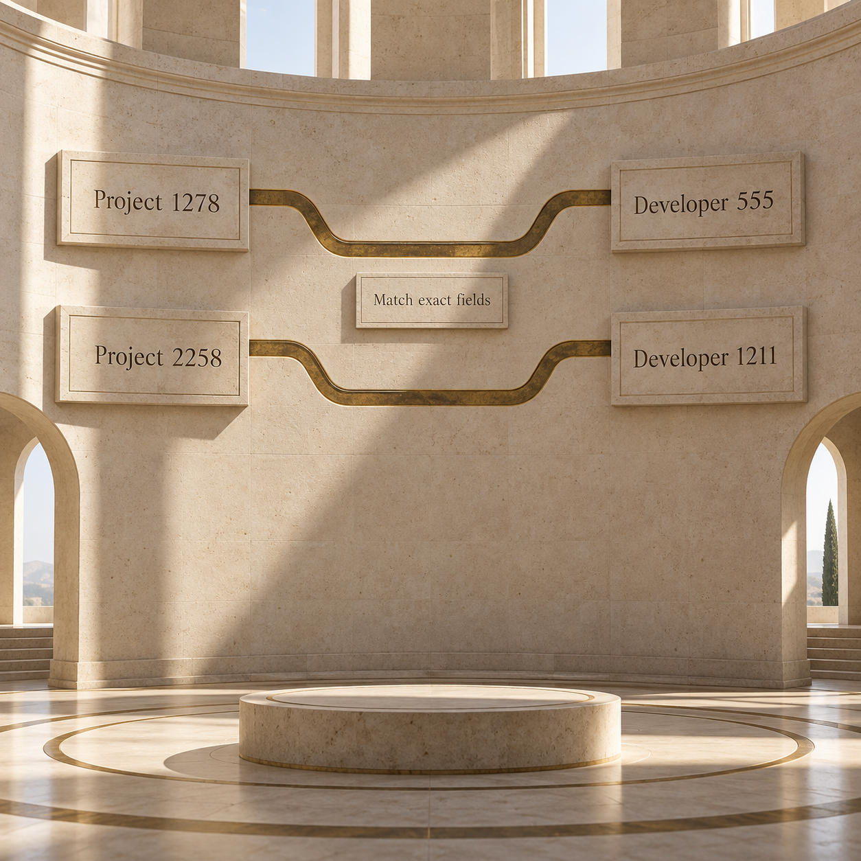 Two DLD project numbers linked to two different developer numbers