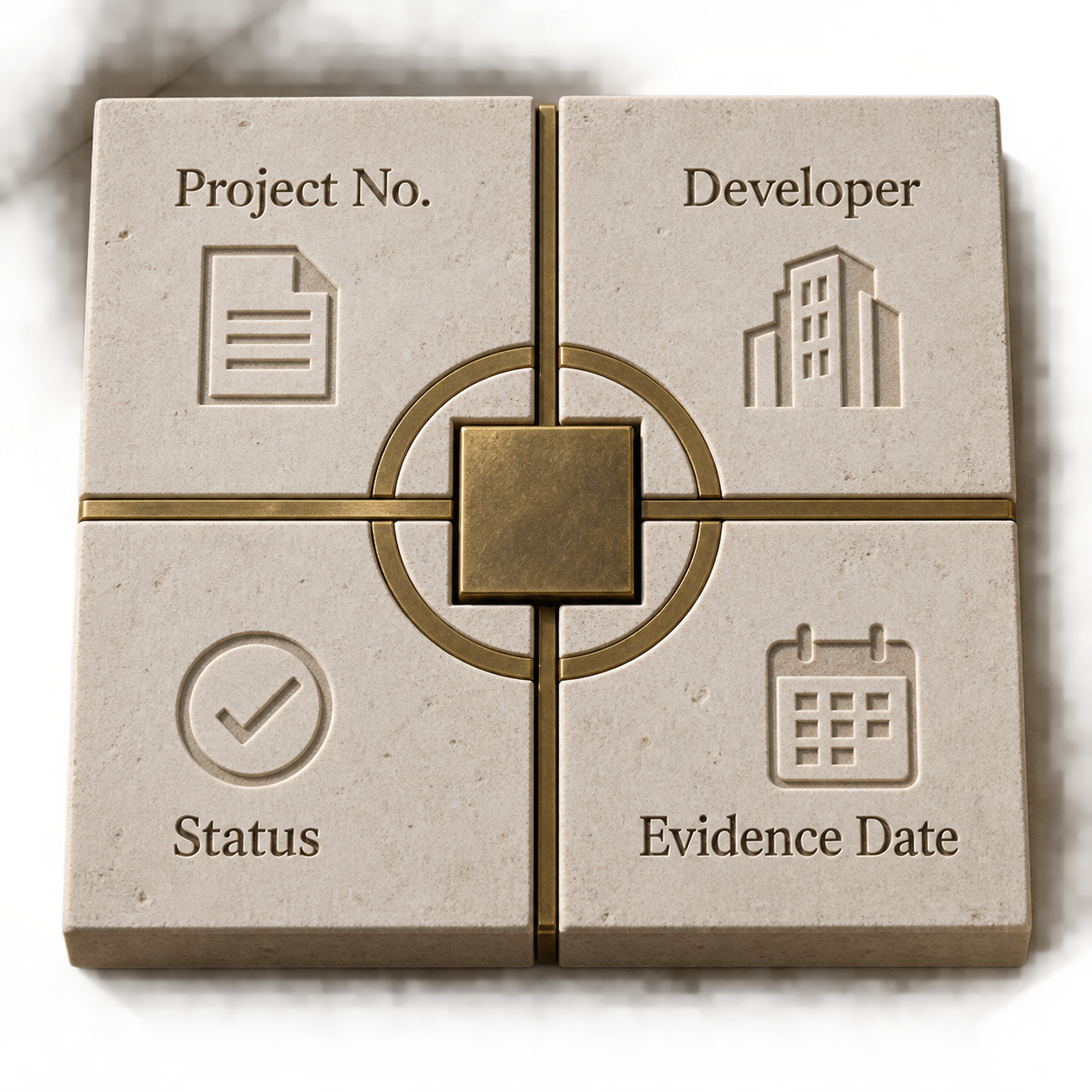 Identity matching checklist for a Dubai South project