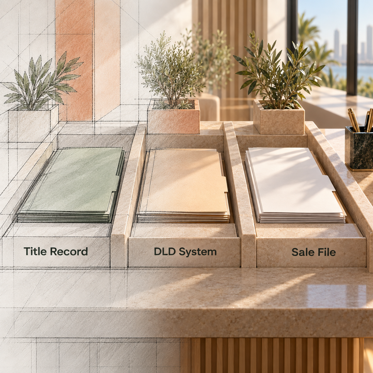 Three official record routes for a Dubai property name mismatch